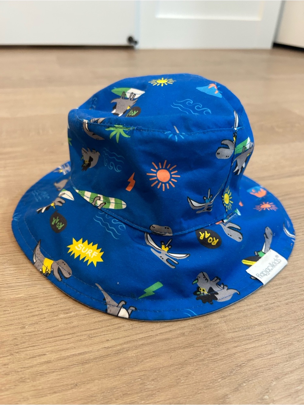Reversible Baby Shark & Surf Bucket Hat
